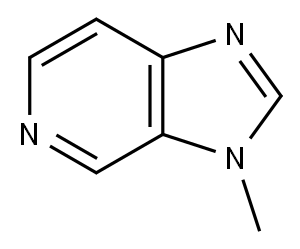 3-メチル-3H-イミダゾ[4,5-c]ピリジン 化学構造式