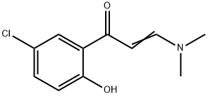 (E)-1-(5-chloro-2-hydroxyphenyl)-3-(diMethylaMino)prop-2-en-1-one Struktur