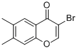 3-BROMO-6,7-DIMETHYLCHROMONE Structure