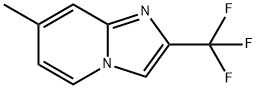 IMIDAZO[1,2-A]PYRIDINE, 7-METHYL-2-(TRIFLUOROMETHYL)- 结构式