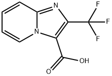 2-(トリフルオロメチル)イミダゾ[1,2-A]ピリジン-3-カルボン酸 化学構造式