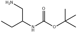 (1-氨基丁-2-基)氨基甲酸叔丁酯, 732219-83-9, 结构式