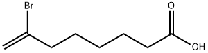 7-ブロモ-7-オクテン酸 化学構造式