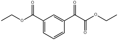 3-カルボエトキシベンゾイルぎ酸エチル 化学構造式