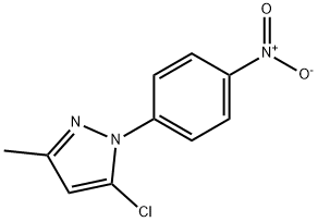 5-氯-3-甲基-1-(4-硝基苯基)吡唑,73225-14-6,结构式