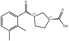 CIS-3-(2,3-DIMETHYLBENZOYL)CYCLOPENTANE-1-CARBOXYLIC ACID price.