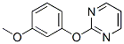 Pyrimidine, 2-(3-methoxyphenoxy)- (9CI) Struktur