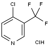 4-CHLORO-3-(TRIFLUOROMETHYL)PYRIDINE HYDROCHLORIDE Struktur