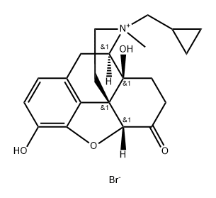 メチルナルトレキソン臭化物 化学構造式