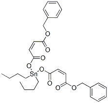 (Z,Z)-8,8-二丁基-3,6,10-三氧代-1-苯基-2,7,9-三氧杂-8-锡杂十三烷-4,11-二烯-13-酸苯基甲酯 结构式