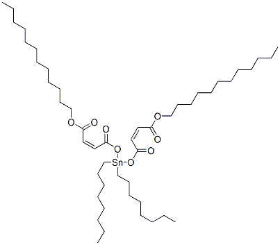 dodecyl (Z,Z)-6,6-dioctyl-4,8,11-trioxo-5,7,12-trioxa-6-stannatetracosa-2,9-dienoate Structure