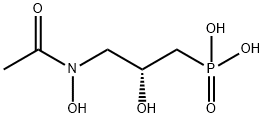 [(R)-3-(Acetylhydroxyamino)-2-hydroxypropyl]phosphonic acid Structure