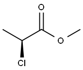 (S)-(-)-2-氯丙酸甲酯 结构式