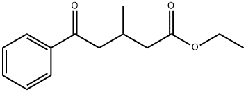 ETHYL 3-METHYL-5-OXO-5-PHENYLVALERATE Structure