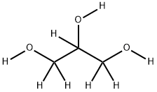 丙三醇-D8, 7325-17-9, 结构式
