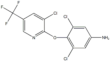 3,5-DICHLORO-4-(3-CHLORO-5-TRIFLUOROMETHYL-2-PYRIDYLOXY)ANILINE 结构式
