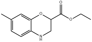 7-甲基-3,4-二氢-2H-苯并[B][1,4]噁嗪-2-羧酸乙酯, 73268-46-9, 结构式
