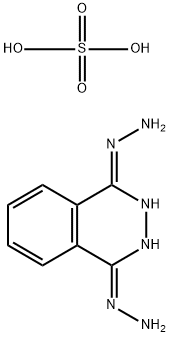 ジヒドララジン硫酸塩 化学構造式