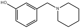 3-(1-哌啶基甲基)苯酚,73279-04-6,结构式