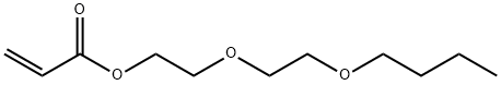2-(2-butoxyethoxy)ethyl acrylate Structure