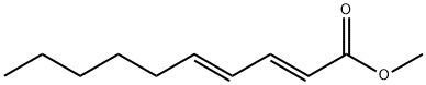 (2E,4E)-2,4-デカジエン酸メチル 化学構造式