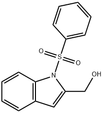 [1-(PHENYLSULFONYL)-1H-INDOL-2-YL]METHANOL Structure