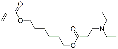 6-[(1-oxoallyl)oxy]hexyl N,N-diethyl-beta-alaninate Structure