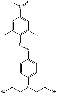 2,2'-[[4-[(2-Bromo-6-chloro-4-nitrophenyl)azo]phenyl]imino]bisethanol 结构式