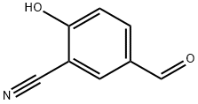 Benzonitrile, 5-formyl-2-hydroxy- (9CI) Structure
