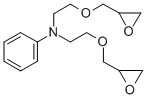 N,N-Bis[2-(oxiranylmethoxy)ethyl]aniline Structure