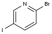 2-ブロモ-5-ヨードピリジン 臭化物 ヨウ化物 化学構造式