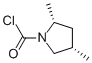 1-Pyrrolidinecarbonyl chloride, 2,4-dimethyl-, cis- (9CI) Structure