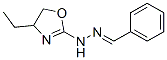 Benzaldehyde, (4-ethyl-4,5-dihydro-2-oxazolyl)hydrazone (9CI) 结构式