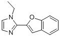 1H-Imidazole,2-(2-benzofuranyl)-1-ethyl-(9CI) Struktur