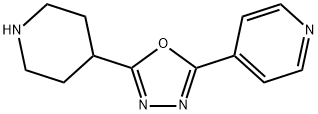 4-[5-(4-哌啶基)-1,3,4-恶二唑-2-基]吡啶,732978-38-0,结构式