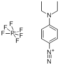 4-(diethylamino)benzenediazonium hexafluorophosphate Structure