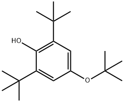4-tert-butoxy-2,6-ditert-butyl-phenol Struktur