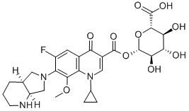 莫西沙星酰基葡糖醛酸 结构式