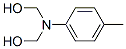 Methanol, [(4-methylphenyl)imino]bis- (9CI) Struktur