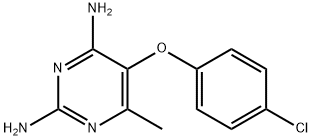 5-(4-Chlorophenoxy)-6-methylpyrimidine-2,4-diamine Structure