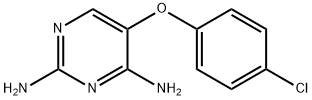 5-(4-Chlorophenoxy)pyrimidine-2,4-diamine Structure