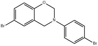 6-BROMO-3-(4-BROMO-PHENYL)-3,4-DIHYDRO-2H-BENZO[E][1,3]OXAZINE Structure