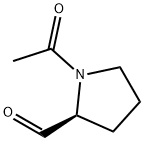 (2S)-1-乙酰基-2-吡咯烷甲醛, 73323-64-5, 结构式