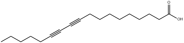 10,12-オクタデカジイン酸 化学構造式