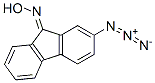 2-azido-9-fluorenone oxime Structure