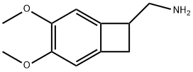 4,5-二甲氧基-1-(氨基甲基)苯并环丁烷 结构式