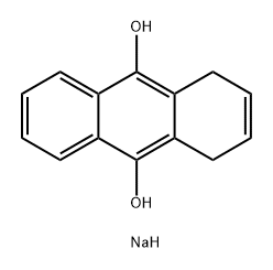 disodium 1,4-dihydroanthracene-9,10-diolate 结构式