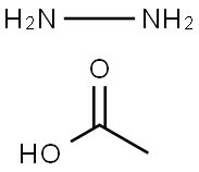 ヒドラジン·酢酸 化学構造式