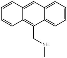 9-(METHYLAMINOMETHYL)ANTHRACENE Struktur