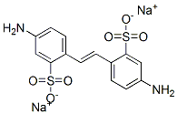 4,4'-ジアミノ-2,2'-スチルベンジスルホナート 化学構造式